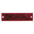 Peterson Mfg Co V487R Rectangular Reflector- Red P6J-V487R